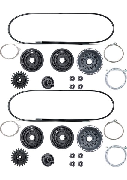 Mercedes Vito W639 için Sağ/Sol Orta Yan Sürgülü Kapı Tamir Seti