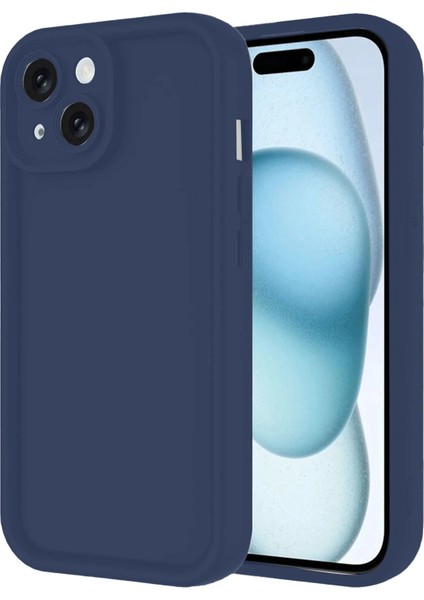 Iphone 14 Kılıf Viera Silikon - Lacivert Arbkd