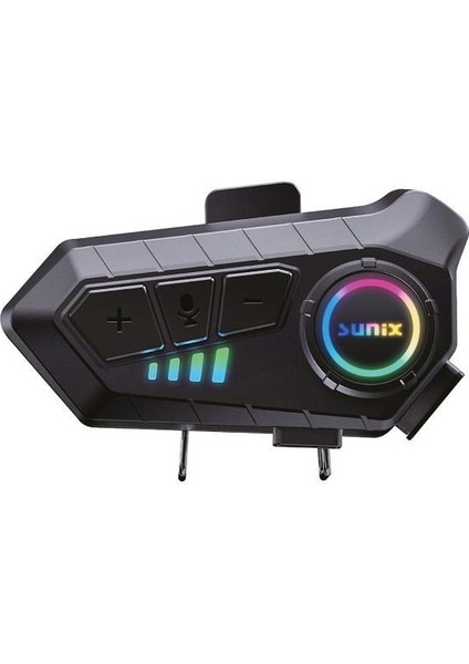 1000 Mah Ipx6 Su Geçirmez V5.3 Intercom Motosiklet Kask Kulaklığı NTR-101