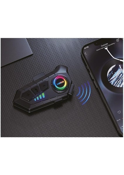 1000 Mah Ipx6 Su Geçirmez V5.3 Intercom Motosiklet Kask Kulaklığı NTR-101 fiyatları