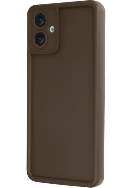 Samsung Galaxy A06 Kılıf Viera Silikon - Kahverengi Arbkd