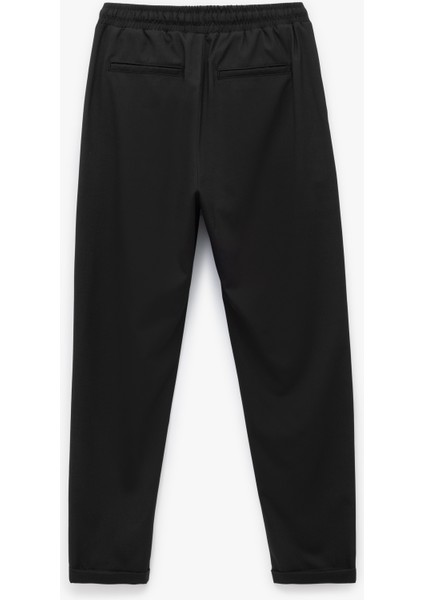 Beli Bağcıklı Katlamalı Paça Cep Detaylı Slim Fit Pantolon fırsatları