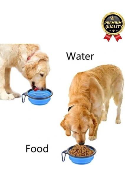 Özel Üretim Portatif Pratik Renkli Silikon Kancalı Katlanabilir Evcil Hayvan Kedi Köpek Mama Su Kabı fırsatları