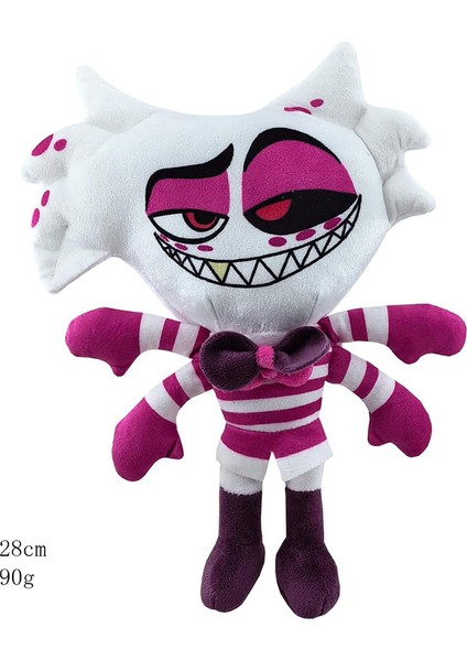 Hazbin Otel Aşırı Kötü Patron Anime Çevre Bebek Cehennem Hanı Palyaço Peluş Oyuncaklar Bebekler (Yurt Dışından)