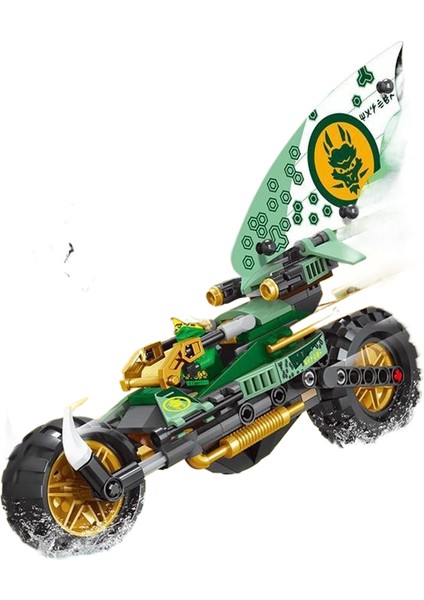 Uyumlu Phantom Ninja Yapı Taşları Kristal Kral Mecha Puzzle Yapboz Çocuk Oyuncakları (Yurt Dışından)
