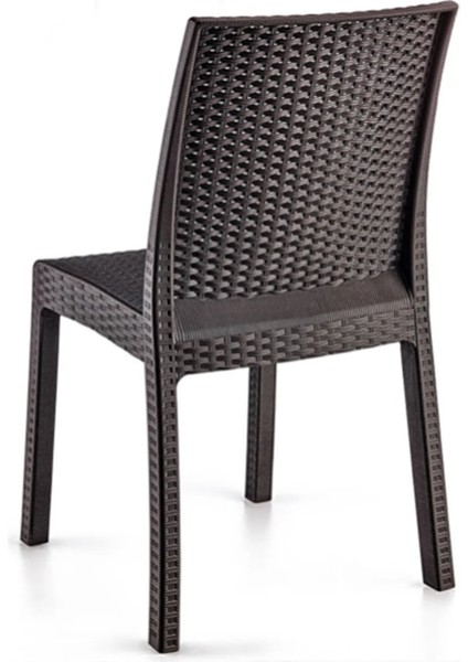 6 Kişilik Rattan Bahçe Balkon Masa Takımı Kolsuz Koltuk 90X150 Masa Seti A Plus Large fiyatları