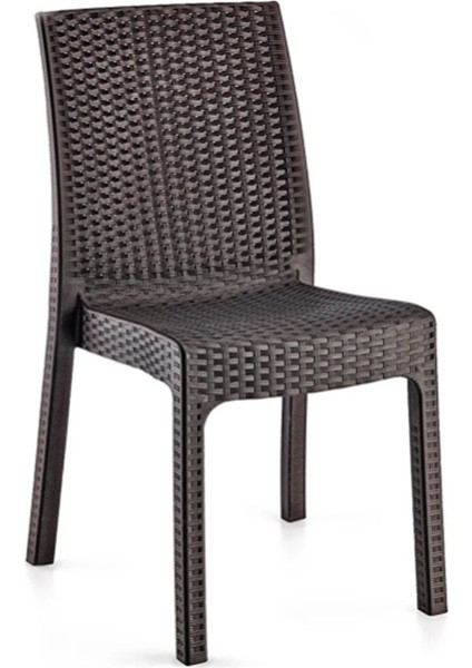 6 Kişilik Rattan Bahçe Balkon Masa Takımı Kolsuz Koltuk 90X150 Masa Seti A Plus Large modelleri