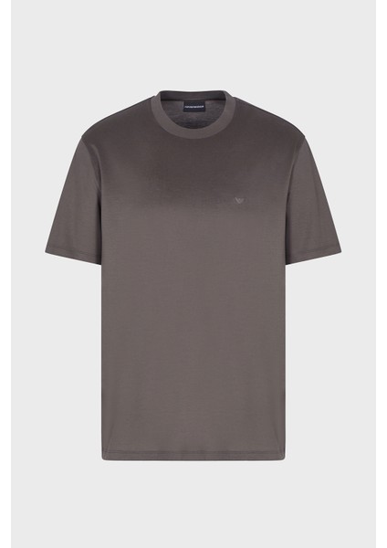 Pamuk Karışımlı Regular Fit Bisiklet Yaka Logolu T Shirt Erkek T Shirt EM003137 AF10761 U8143 indirimleri
