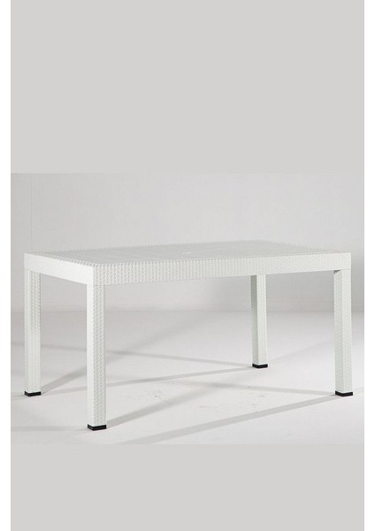 6 Kişilik Rattan Bahçe Balkon Masa Takımı Kolsuz Koltuk 90X150 Masa Seti A Plus Large fiyatları