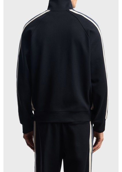 Streç Pamuklu Regular Fit Şerit Detaylı Dik Yaka Sweat Erkek Sweat EM002872 AF13488 UB118 modelleri