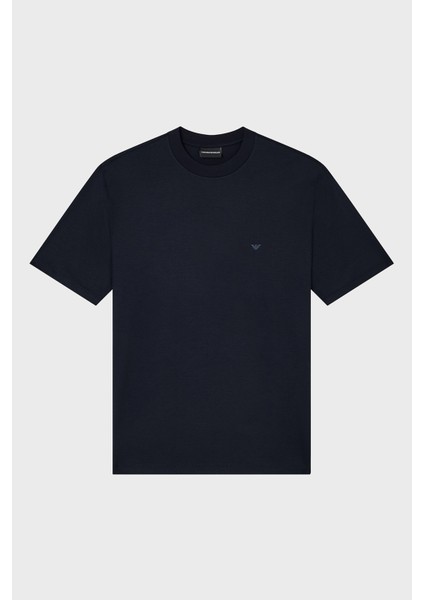 Pamuk Karışımlı Regular Fit Bisiklet Yaka Logolu T Shirt Erkek T Shirt EM003137 AF10761 UB118 indirimleri