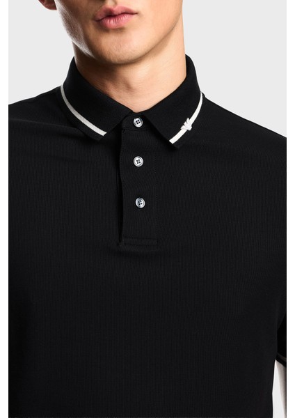 Şerit Detaylı Pamuklu Regular Fit Düğmeli Polo Yaka T Shirt Erkek Polo Yaka T Shirt EM003003 AF10497 UC001 indirimleri