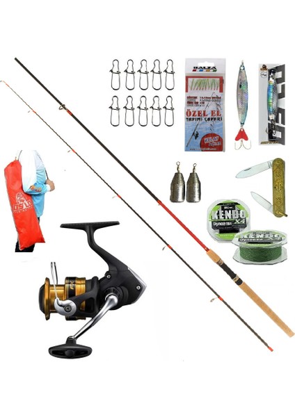 Shimano FX4000 270CM 10-35GR Remixon Red Zoom Spin Olta Takımı Seti