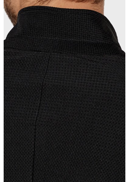 Yırtmaçlı Slim Fit Mono Yaka Mikro Dokuma Ceket Erkek Ceket EM000142 TE11109 UC001