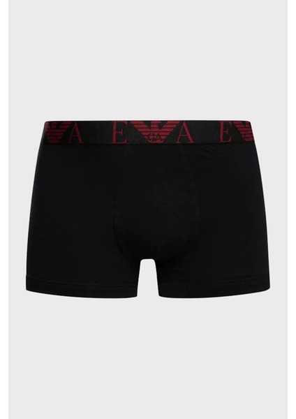 Streç Pamuklu Logo Baskılı 3 Pack Boxer Erkek Boxer EM000259 AF10778 MC406 fiyatları