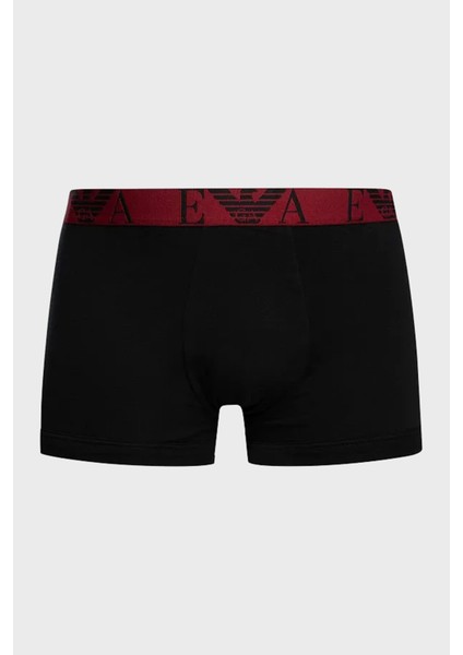 Streç Pamuklu Logo Baskılı 3 Pack Boxer Erkek Boxer EM000259 AF10778 MC406 modelleri