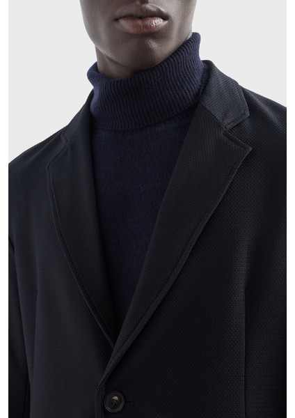 Yırtmaçlı Slim Fit Mono Yaka Mikro Dokuma Ceket Erkek Ceket EM000142 TE11109 UB109 indirimleri