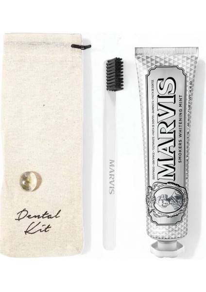 Smokers Whitening Mint 85 ml + Yumuşak Beyaz Diş Fırçalı Dental Kit