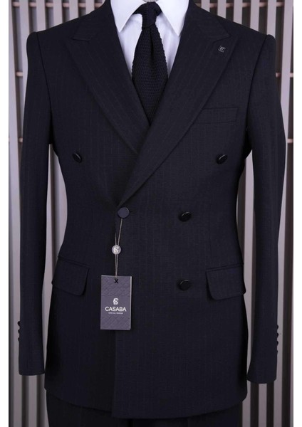 Erkek Kruvaze Takım Elbise 7318