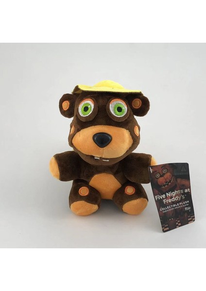 20CM Gece Yarısı Eşarp Ayı Bebek Çocuk Oyunu Anime Çevresel Şimşek Ayı Peluş Oyuncaklar (Yurt Dışından)