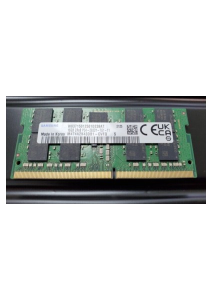 16GB 2rx8 PC4-2933Y-TG1 Ecc Ddr4 Laptop Ram Memory M474A2K43DB1-CVF