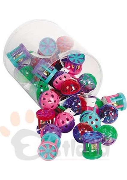 Kedi Oyuncağı Çıngıraklı Karışık 60 Adet