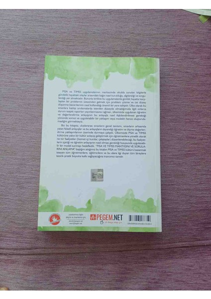 Pısa ve Tımss Sınavlarının Mantığı ve Sorularını Anlama Üzerine Bir Kitap. Salih Çepni 312 Sayfa 1,baski 2016 Basim Toplamda 6 Sayfada Alti Cizili Yer Var Harici Cok Temiz Durumdadir modelleri