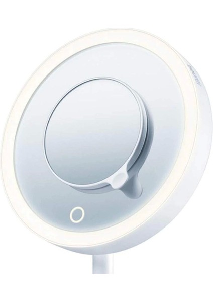 Büyüteçli, Dokunmatik, LED Işıklı, Usb, Yuvarlak Masa Üstü Makyaj Aynası modelleri