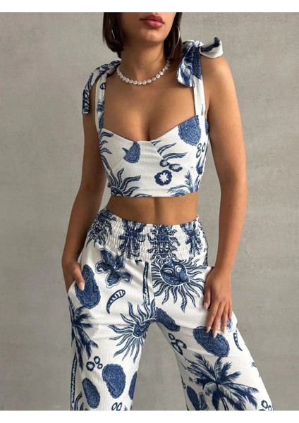 Ayarlanabilir Askılı Desenli Ikili Takım modelleri