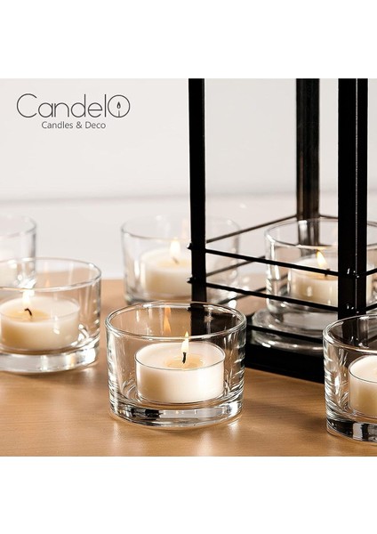 Beyaz Küçük Yuvarlak Tealight Mum 10'lu Set, Sıcak Atmosferler Için Ideal fiyatları