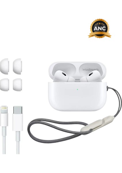 Air Pro 2 Anc Dokunmatik Ekranlı Bluetooth Kulaklık Ios Android Tüm Telefonlara Uyumlu Kulaklık
