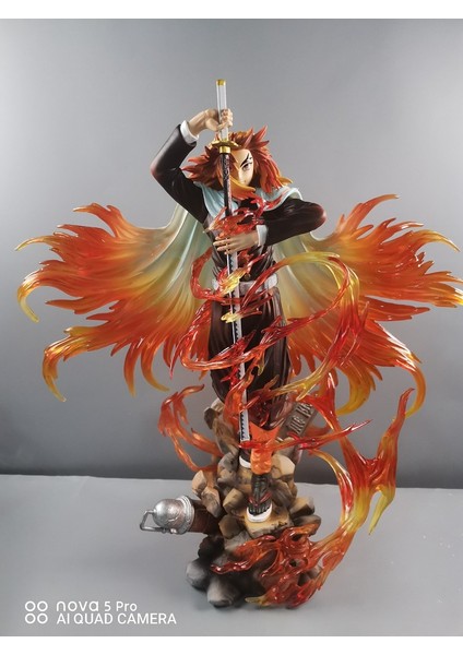Inferno Pillar Purgatory Apricot Shurou Demon Destruction Blade Çevresel Er Süs Eşyaları Heykeller (Yurt Dışından)
