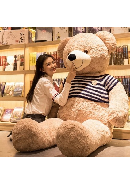 80CM Sevimli Oyuncak Ayı Peluş Bebek Bebek Yastık Hediye (Yurt Dışından)