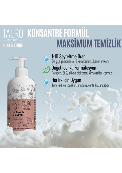 Pure Nature Fur Growth Tüy Büyümesini Destekleyen Şampuan 400 ML