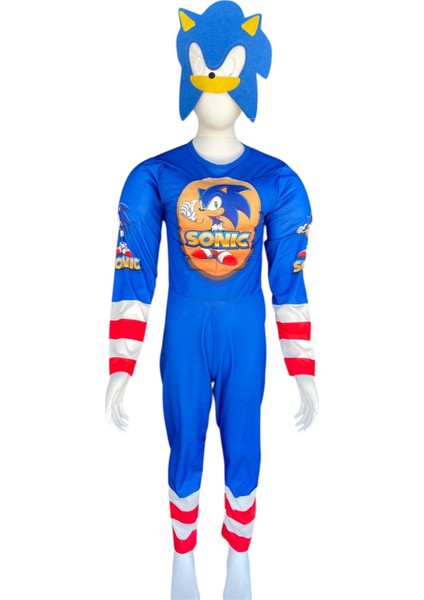 Sonic Kaslı Kostüm Çocuk Kostümü modelleri