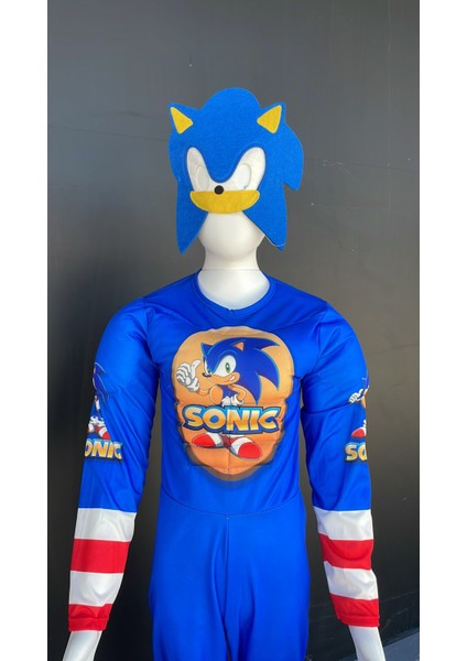Sonic Kaslı Kostüm Çocuk Kostümü fırsatları