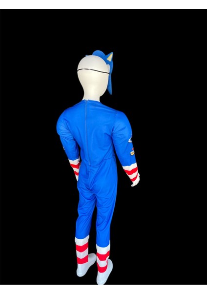 Sonic Kaslı Kostüm Çocuk Kostümü