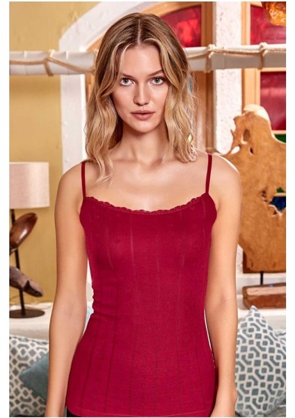 Berrak 8050 4'lü %100 Pamuk Ince Askılı Kadın Atlet