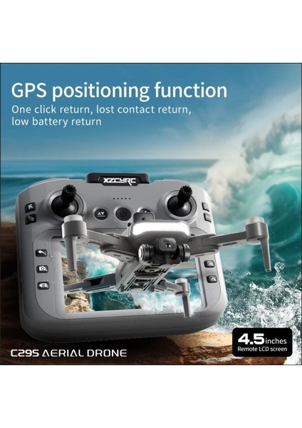 Gps Li Drone Ekranlı Uzaktan Kumanda App Destekli Quadcopter Brushless Motor 4K Kamera fiyatları
