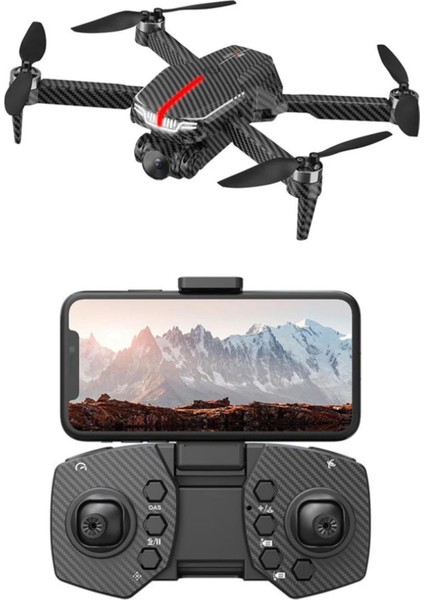 Çift Kamera Drone Uzaktan Kumanda App Destekli Quadcopter Tek Tuş Iniş Kalkış 360 Roll