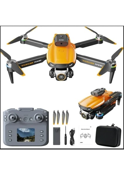 Çift Kamera ve Bataryalı Drone Ekranlı Uzaktan Kumanda App Destekli Quadcopter Tek Tuş Iniş Kalkış fiyatları