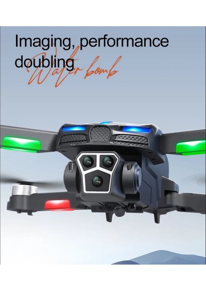 Çift Kamera ve Bataryalı Drone Uzaktan Kumandalı App Destekli Quadcopter Tek Tuş Ile Iniş Kalkış
