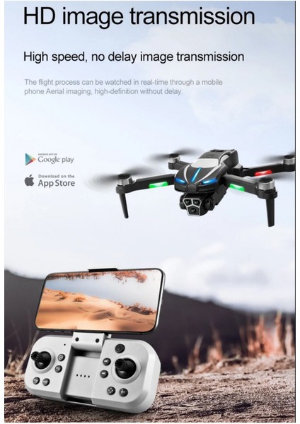 Çift Kamera ve Bataryalı Drone Uzaktan Kumandalı App Destekli Quadcopter Tek Tuş Ile Iniş Kalkış modelleri