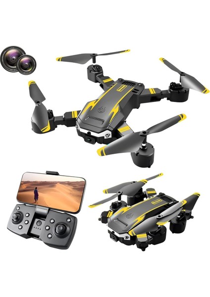 Çift Kamera ve Bataryalı Drone Uzaktan Kumandalı App Destekli Quadcopter Tek Tuş Ile Iniş Kalkış fiyatları