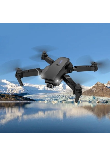 720P Kameralı Drone E88 Katlanabilir Uzaktan Kumandalı App Destekli Quadcopter