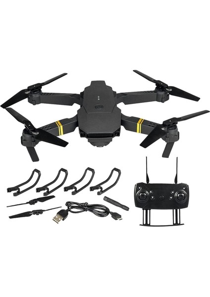998 Pro Drone Uzaktan Kumandalı Kameralı Quadcopter Katlanabilir Mini Işıklı Drone