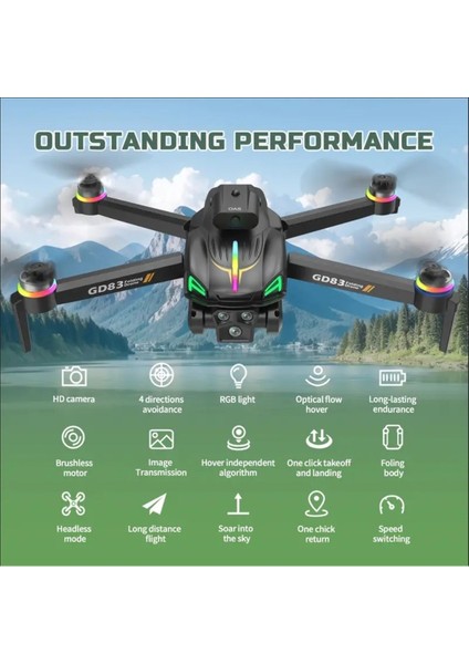 Çift Kamera ve Bataryalı Drone Uzaktan Kumandalı App Destekli Quadcopter Tek Tuş Ile Iniş Kalkış fiyatları