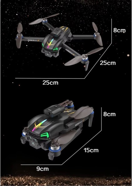 Çift Kamera ve Bataryalı Drone Uzaktan Kumandalı App Destekli Quadcopter Tek Tuş Ile Iniş Kalkış fırsatları