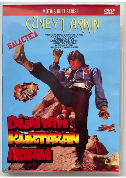 Dünyayı Kurtaran Adam Cüneyt Arkın DVD (Orijinal Dönem Baskı Dvd)