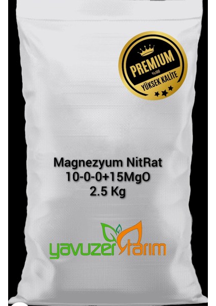 Magnezyum Nit-Rat 10-0-0+ 15 Mgo Magnezyum Gübre 2,5 kg